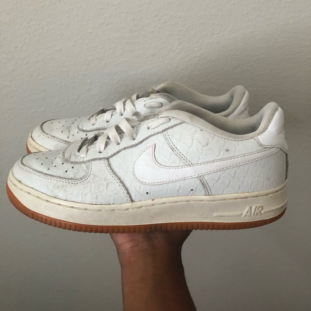 Reptile print Air Force 1s